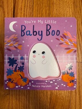 Baby Boo Board Book - Purple Cover with Cute Tooth Character